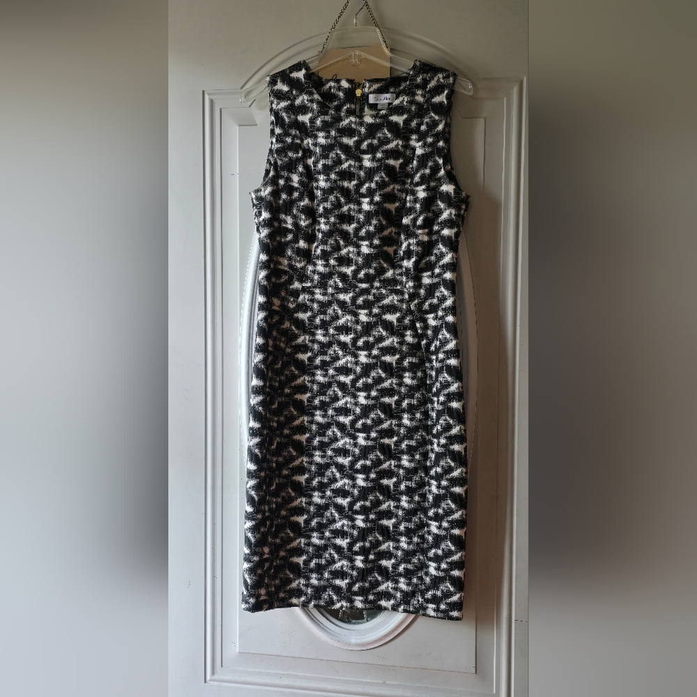 Calvin Klein Monochrome Midi Dress